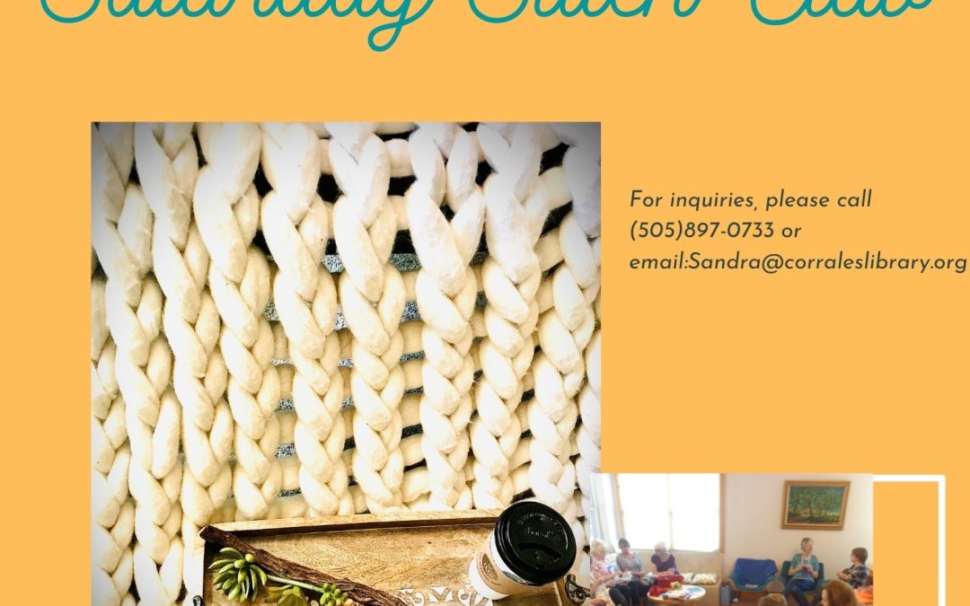 Join the Cozy Community: Saturday Stitch Club Event in Corrales, NM