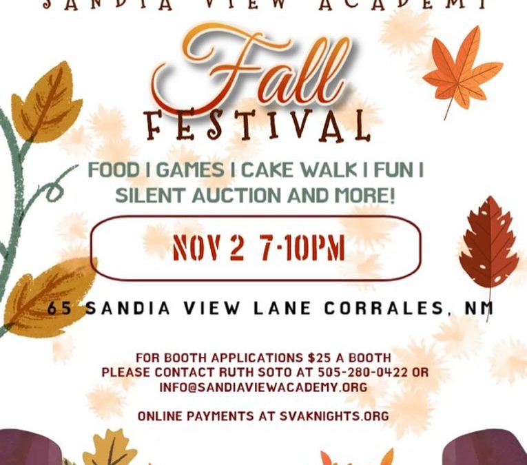 Celebrating Community and Tradition: The Fall Festival at Sandia View Academy in Corrales, NM